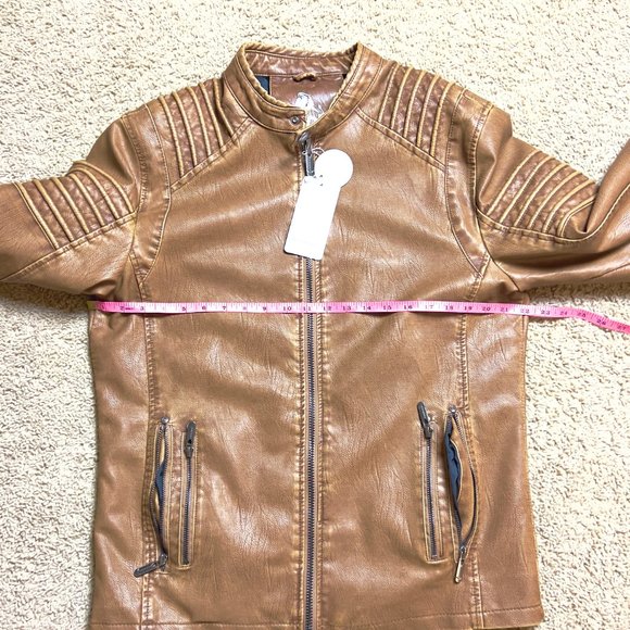NWT David Outerwear Leather Jacket - Picture 8 of 14